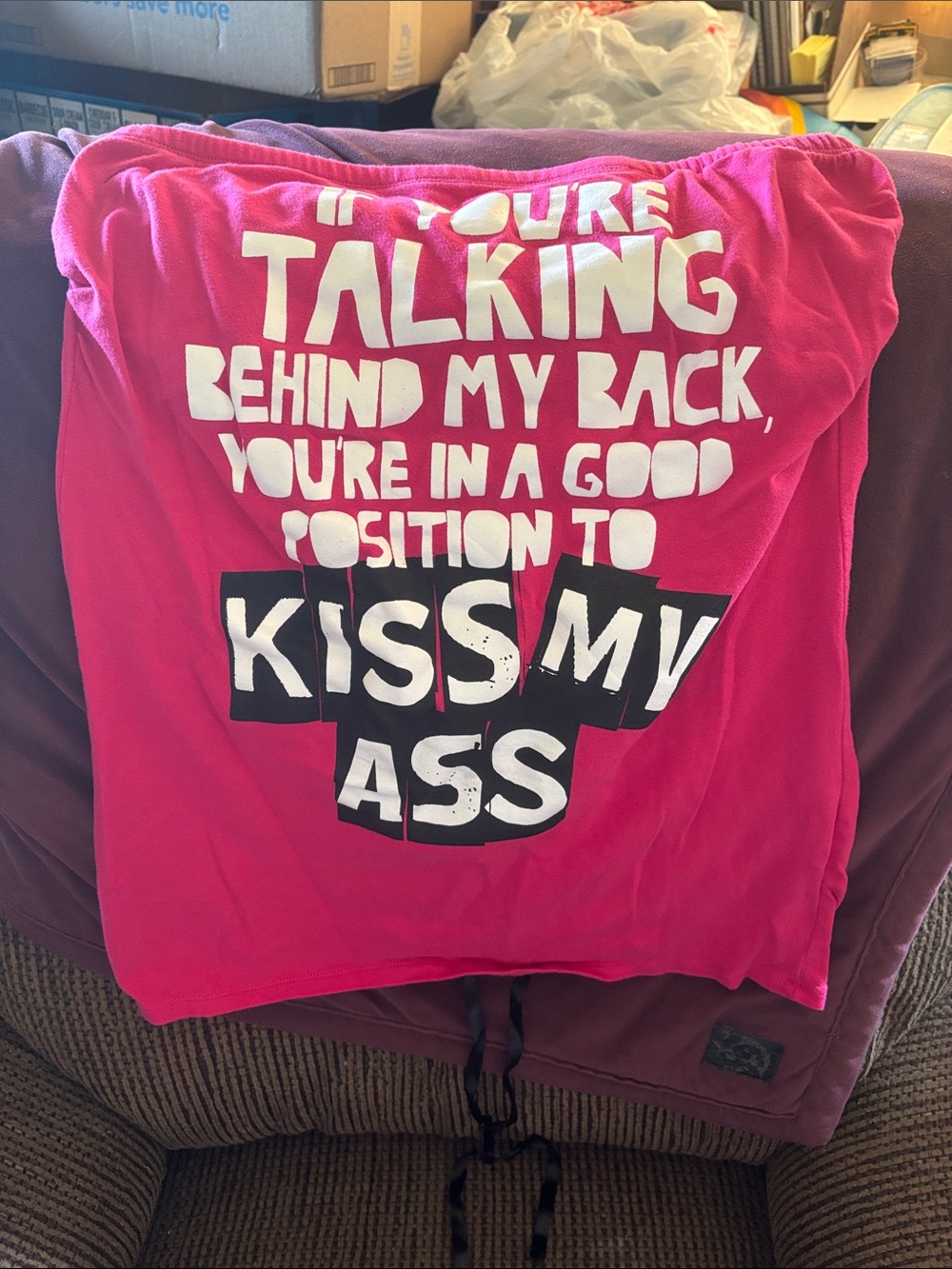 Women’s Spencer’s Hot Pink Graphic Tank Top - Bold Slogan